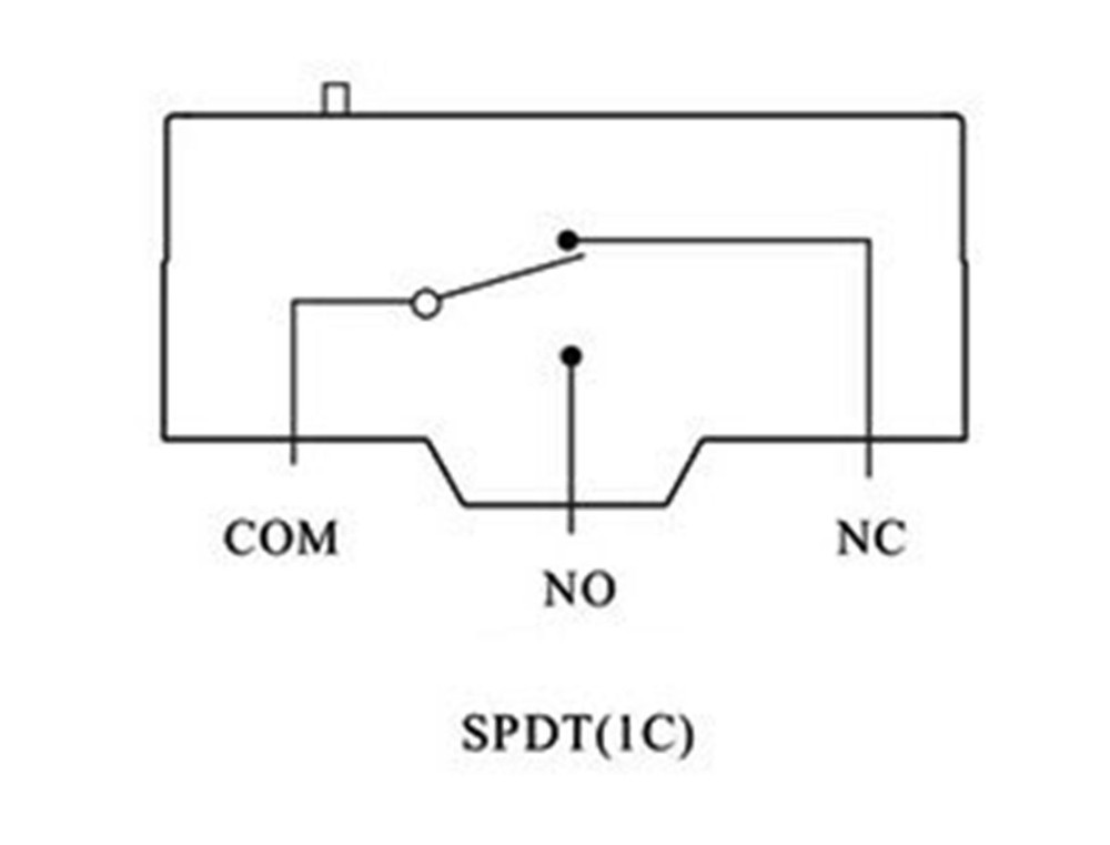 (1) NO+NC Miniature Micro Switch SPDT Short Hinge Roller Lever Type