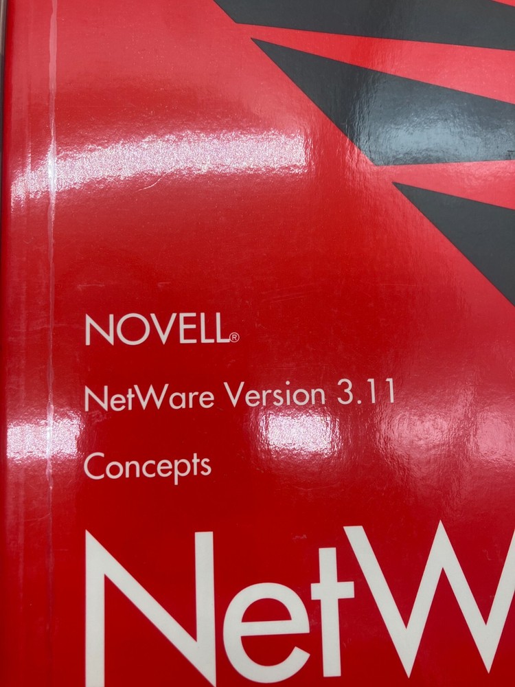 Rare Vintage Novell Netware Lot