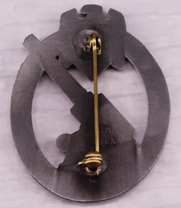 German pin badge heavy