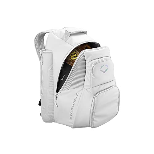 Evoshield Tone Set Team White Baseball Backpack Water Resistant Large Capacity