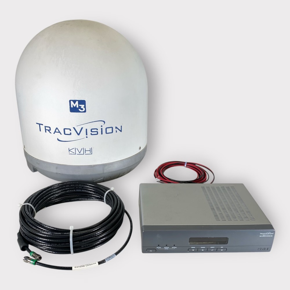 KVH Tracvision M3dx “Grab and Go” Replacement Unit Fully Tested Working!