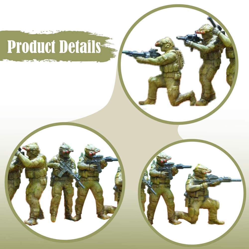 6Pcs 1:64 Scale Miniature Figures Micro Landscape Decor Tiny Photography Props