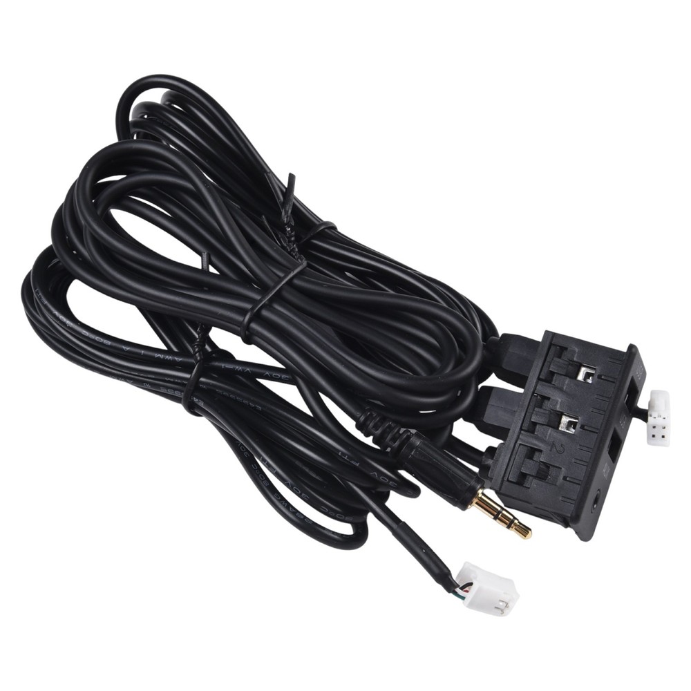 Convenient Car Dash Mount USB AUX Port Panel Interface Extension Adapter