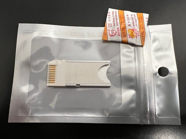 SONY Memory Stick Pro Duo Adaptor MSAC-M2. Made in Japan.