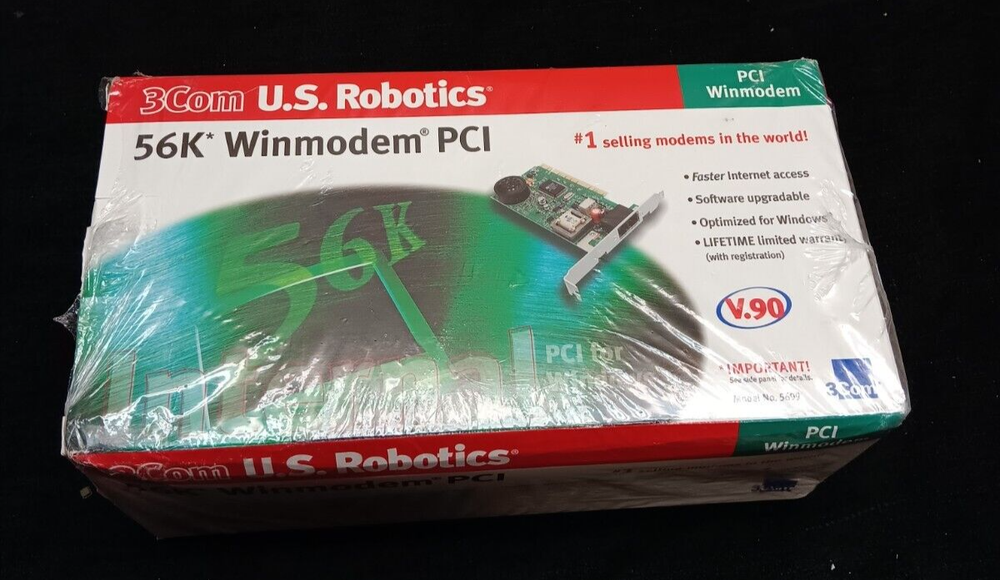3com u.s. Robotics winmodem pci brand new