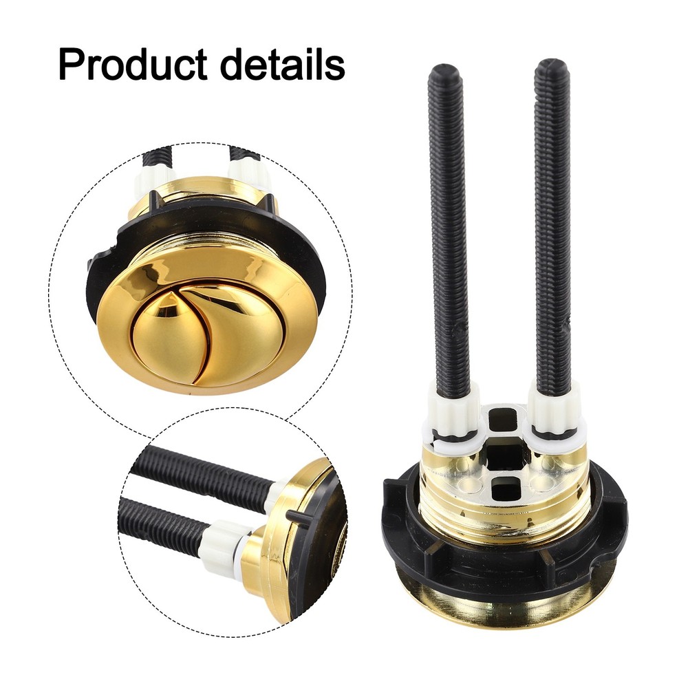 Efficient and Stylish Gold Toilet Push Button for Improved Functionality