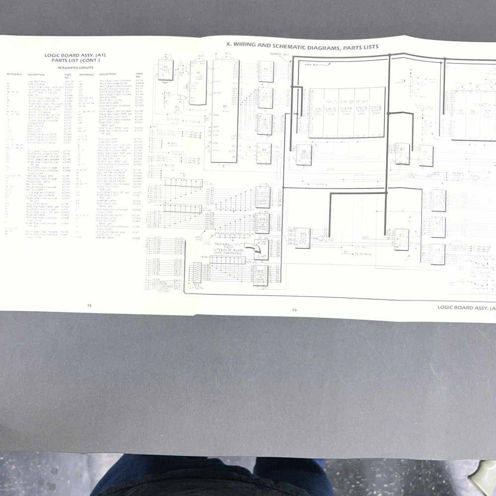 GOTTLIEB Q BERT VIDEO GAMEINSTRUCTION MANUAL & SCHEMATICS