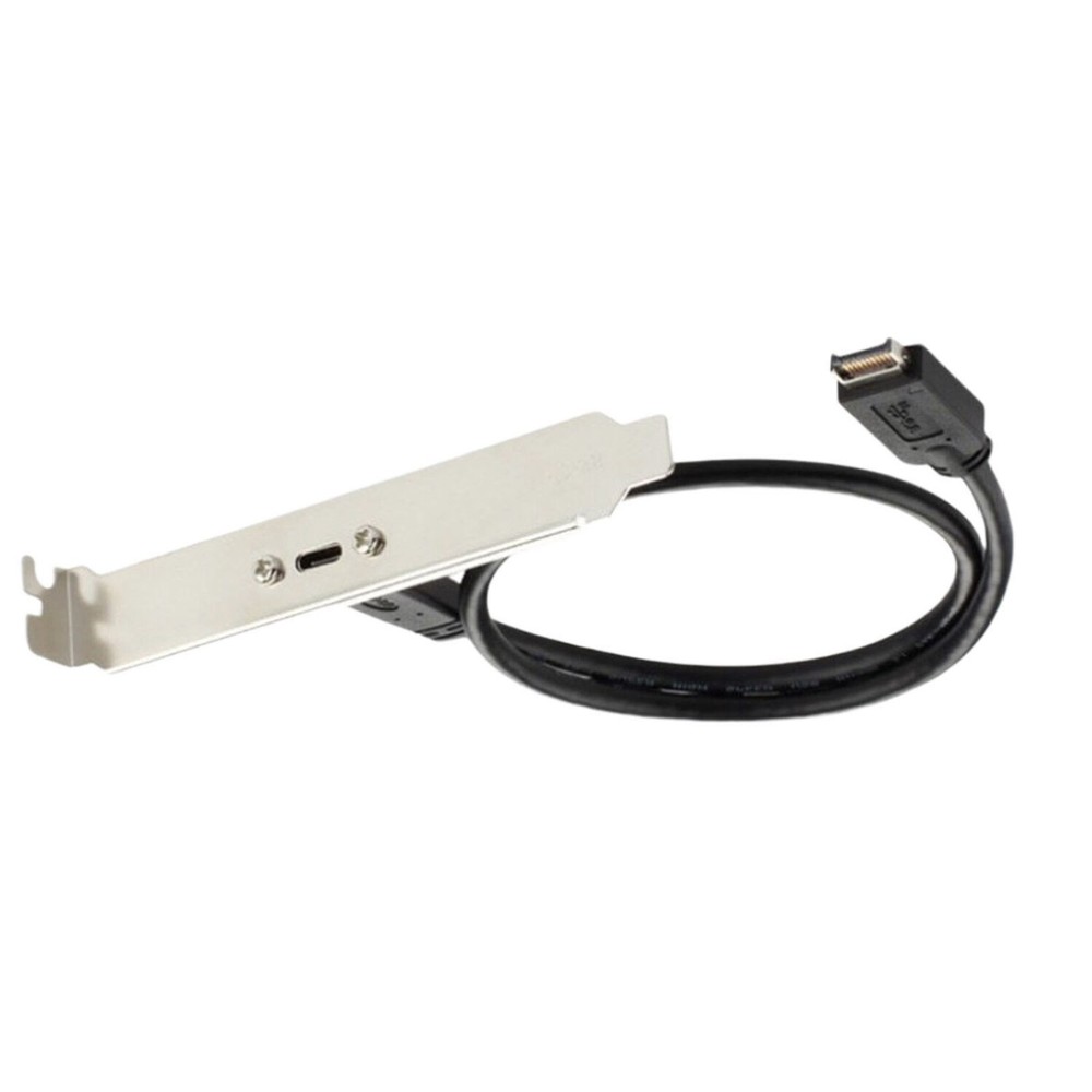 USB 3.1 Type E PCI-E to Type C Female Gen 2 Extension Cord Cable With Bracket