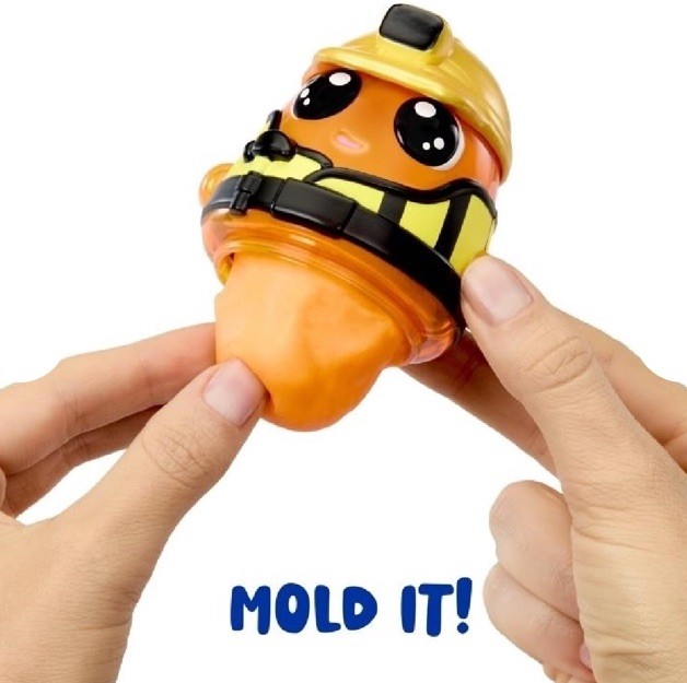 Dohkins Hero Pack Characters, Builder, Pirate, Fire Chief Dough Never Dries