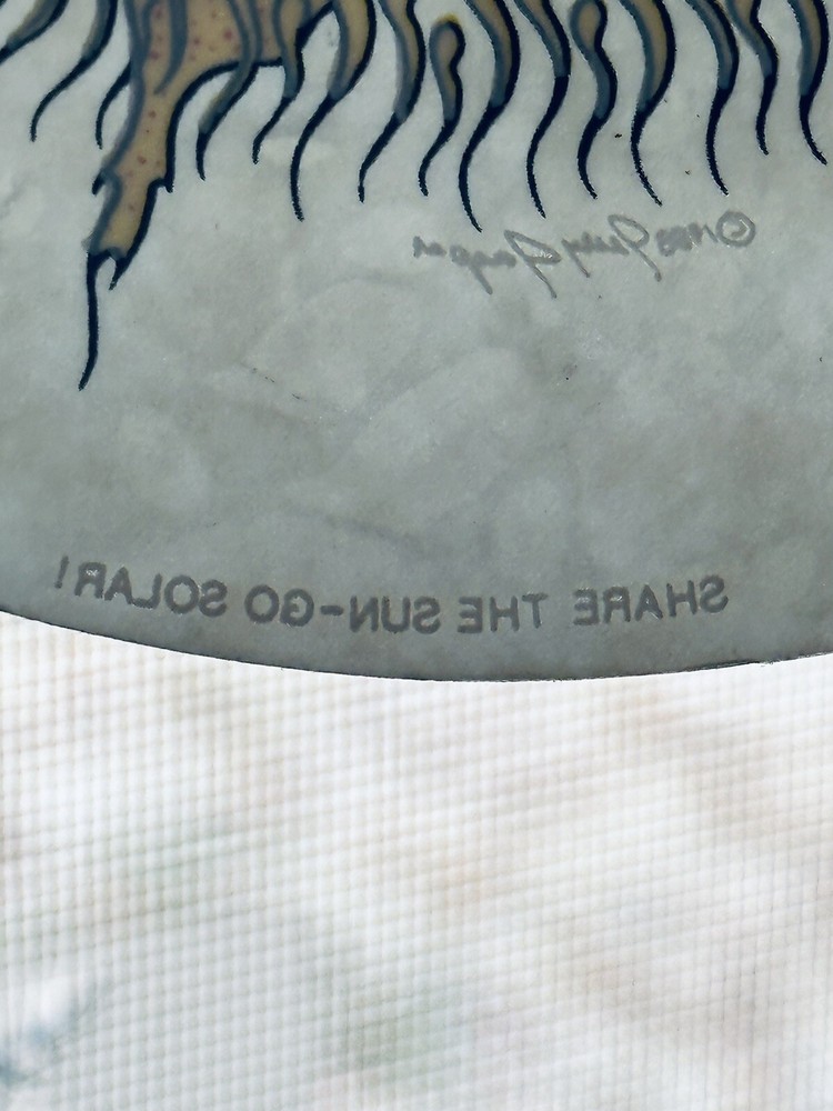 (2) Original Authentic 1988 Grateful Dead Moon / Sun Window Stickers