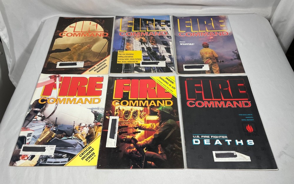 FIRE COMMAND magazine 12 issues from 1986