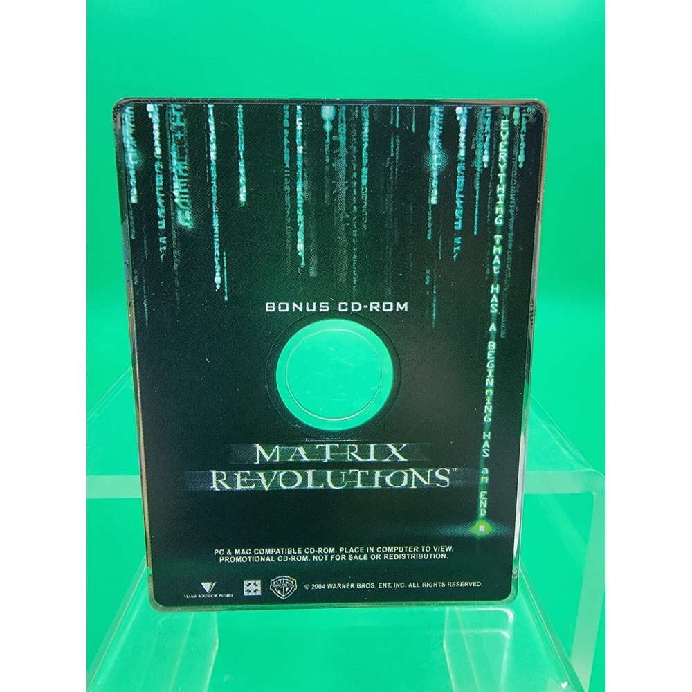 Matrix Revolutions Bonus CD Rom Only