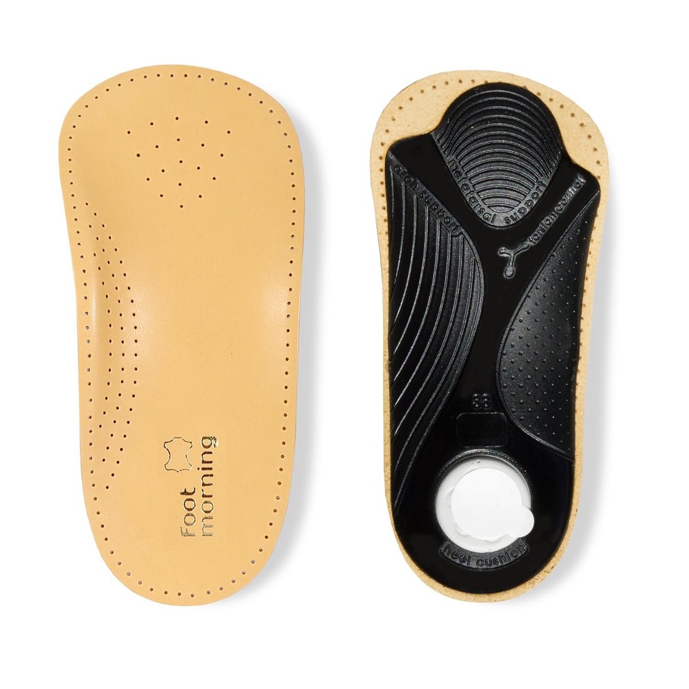 Elastic Advanced 2/3 Length Advanced Insoles (1 Pair), Prime Quality Sheep Le...