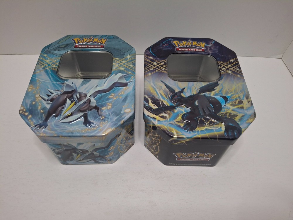 Lot of 2 Empty Pokemon Tins
