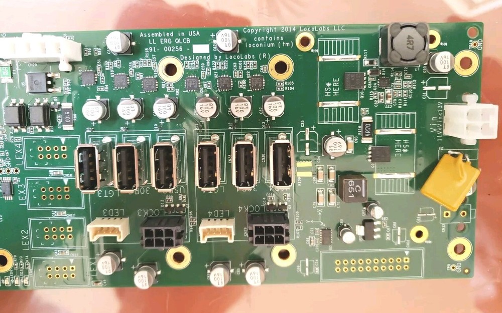Locolabs LL ERG QLCB p/n 91-00256 PCB