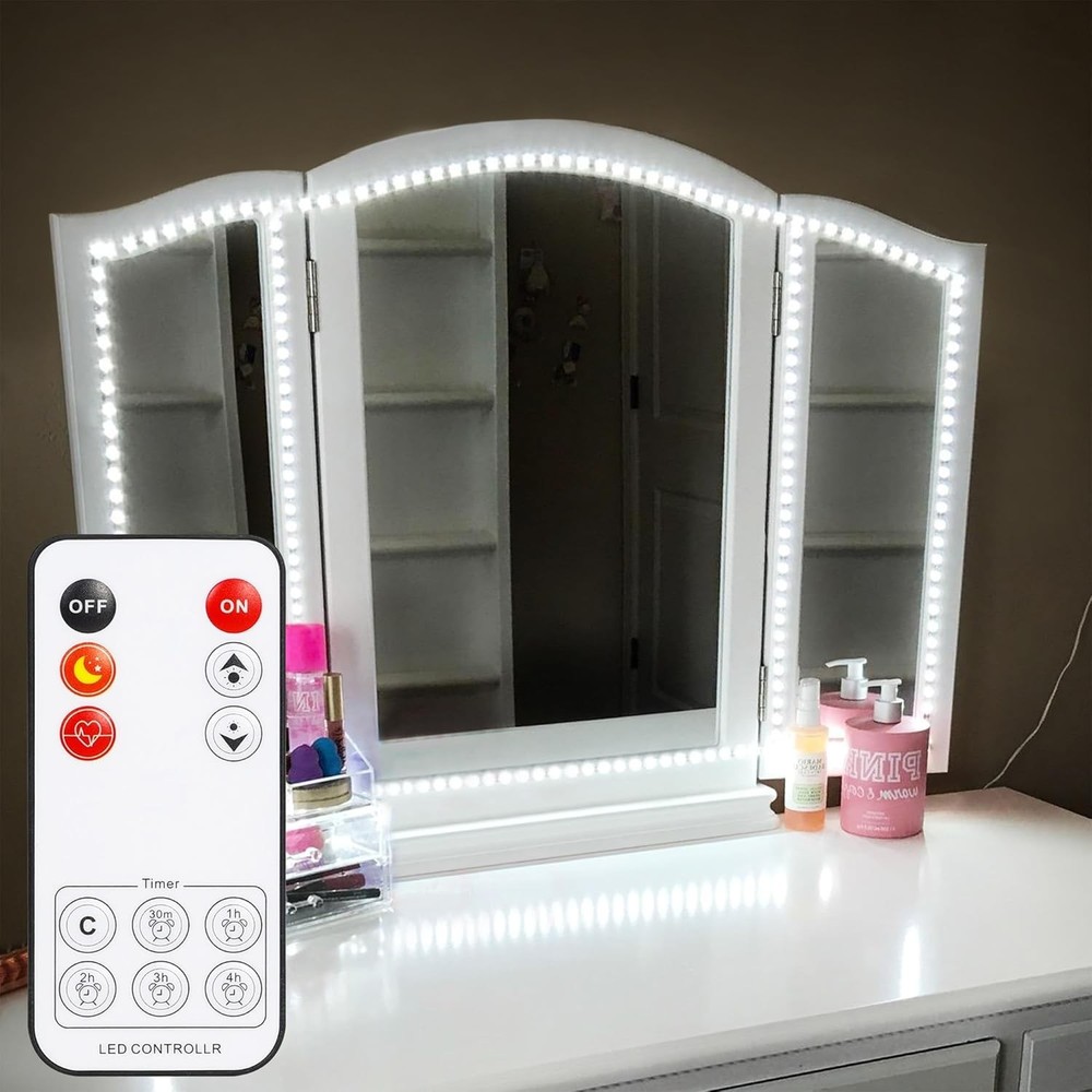 Led Vanity Mirror Lights Kit 13ft/4M 240 LEDs Make-up Vanity Mirror Light Vanity