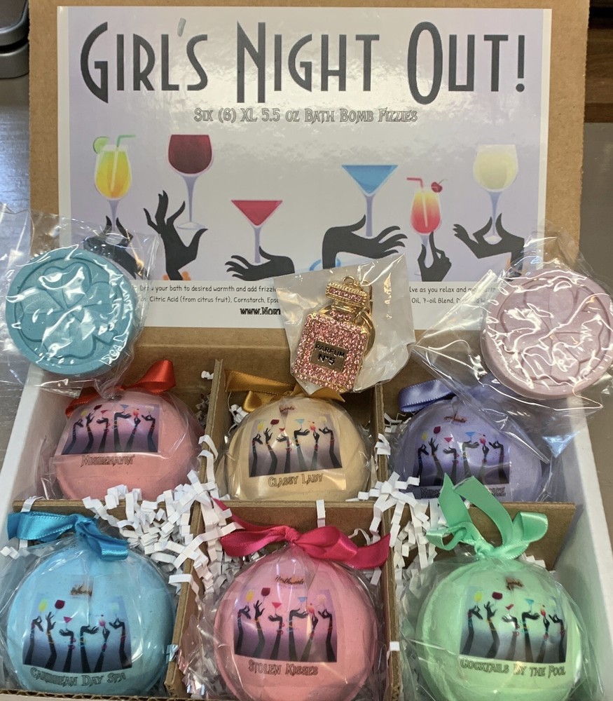 Girl’s Night Out 6-pack Bath Bomb Gift Set