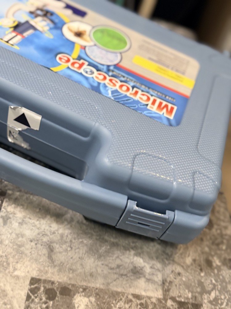 Educational Microscope Kit for Kids 100x-1200x Magnification Science Lab Set