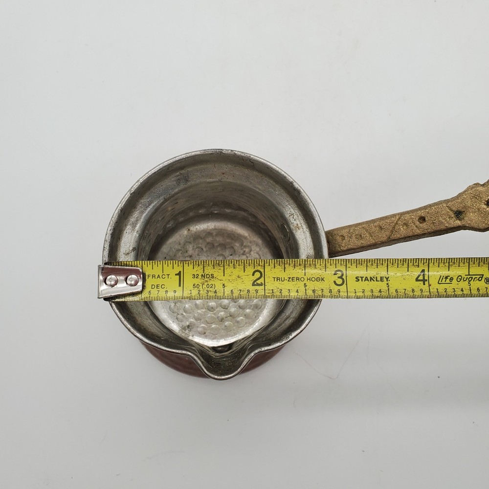 Turkish Coffee Pot Long Handle Vintage Coffee Maker Brass handle