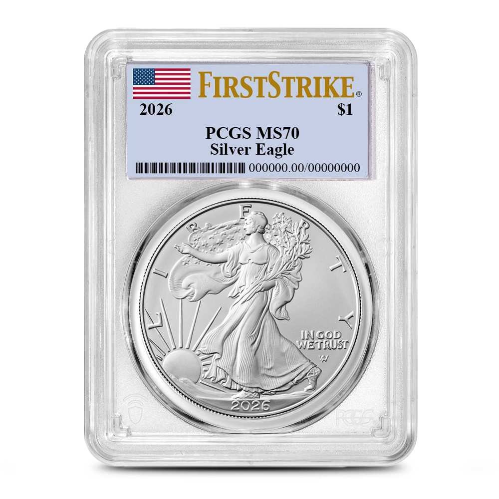 2026 1 oz American Silver Eagle Coin PCGS MS70 FS