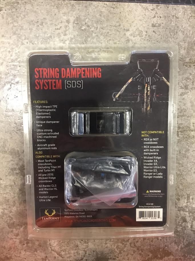 TenPoint HCA-148 Crossbow String Dampening System - Black