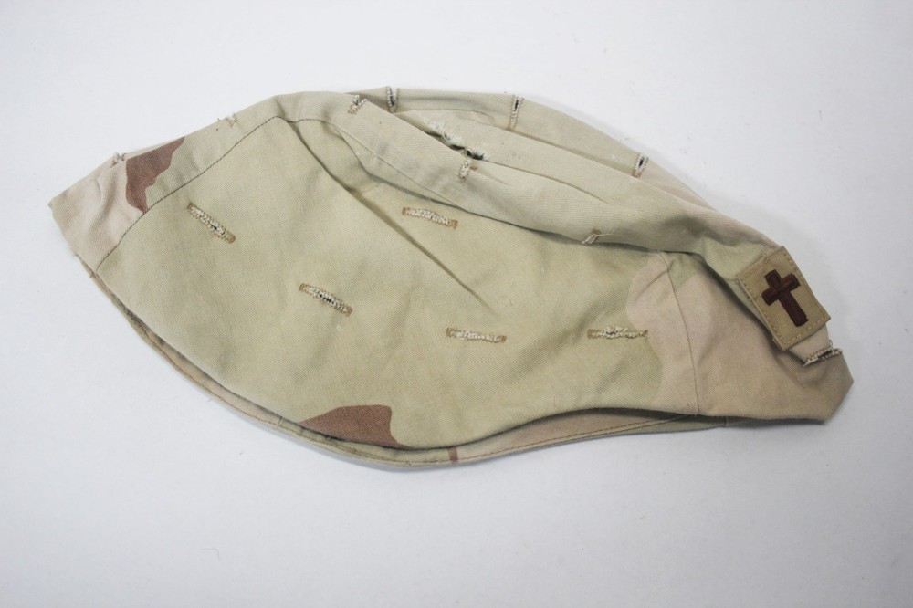 1990s modified helmet cover Chaplain 3rd Infantry MEDIUM GWOT PASGT
