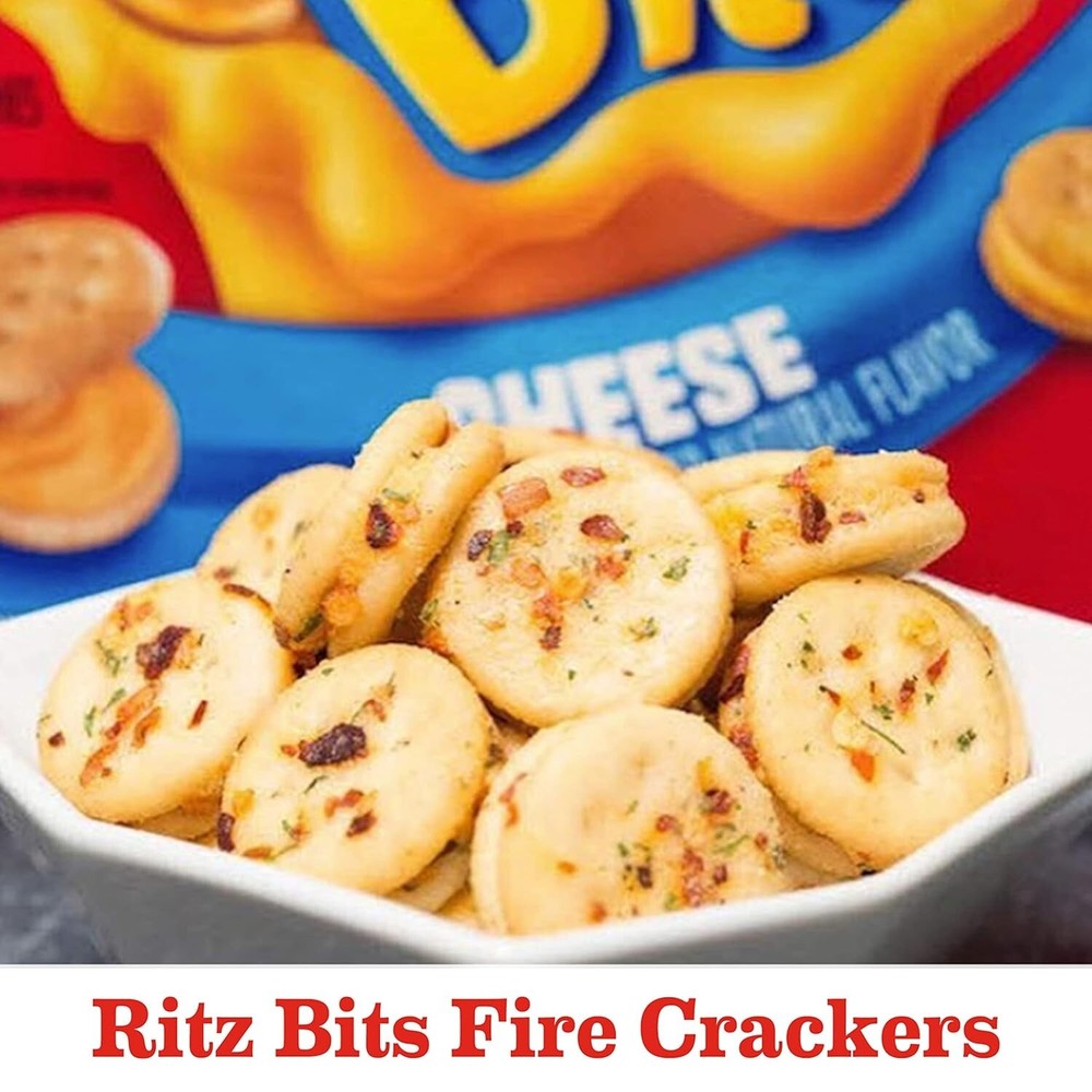 Bits Cheese Sandwich Crackers - 48 Convenient Snack Packs for On-the-Go