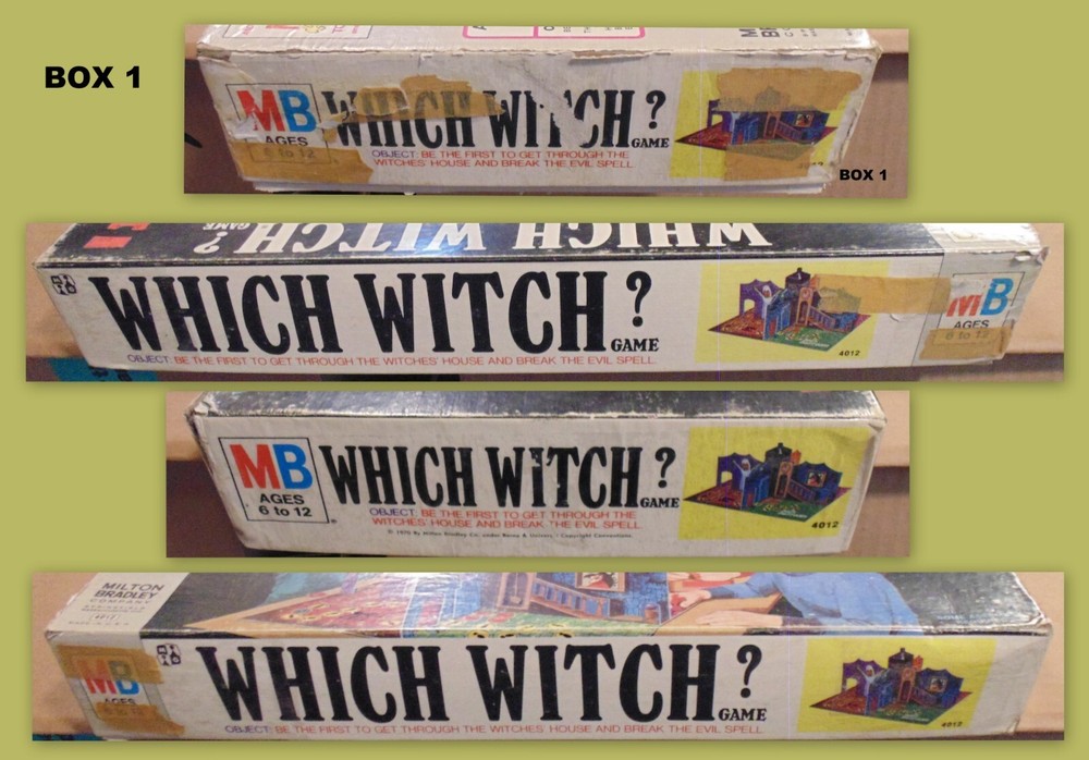 WHICH WITCH GAME PARTS