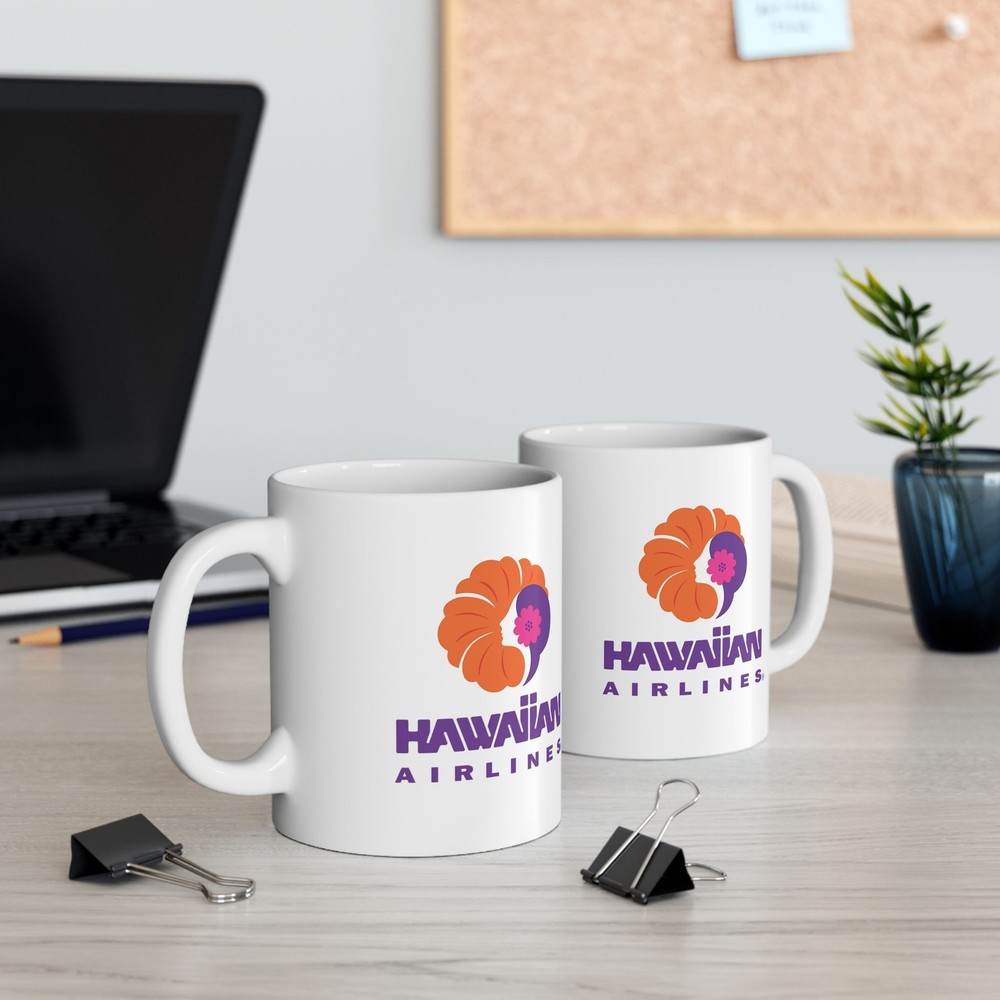 Hawaiian Airlines Ceramic Coffee Tea Cup