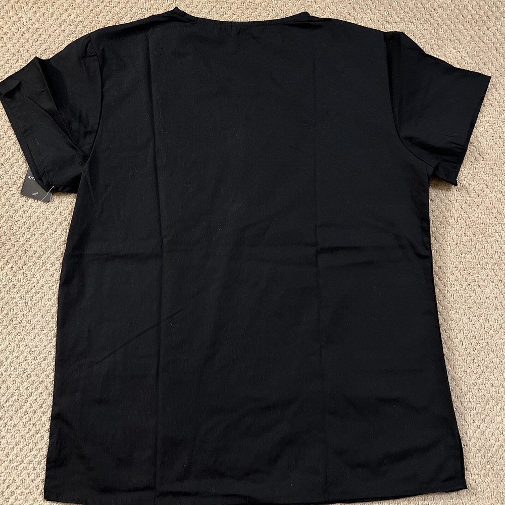 Just Love Black Scrub - Top Only Medium