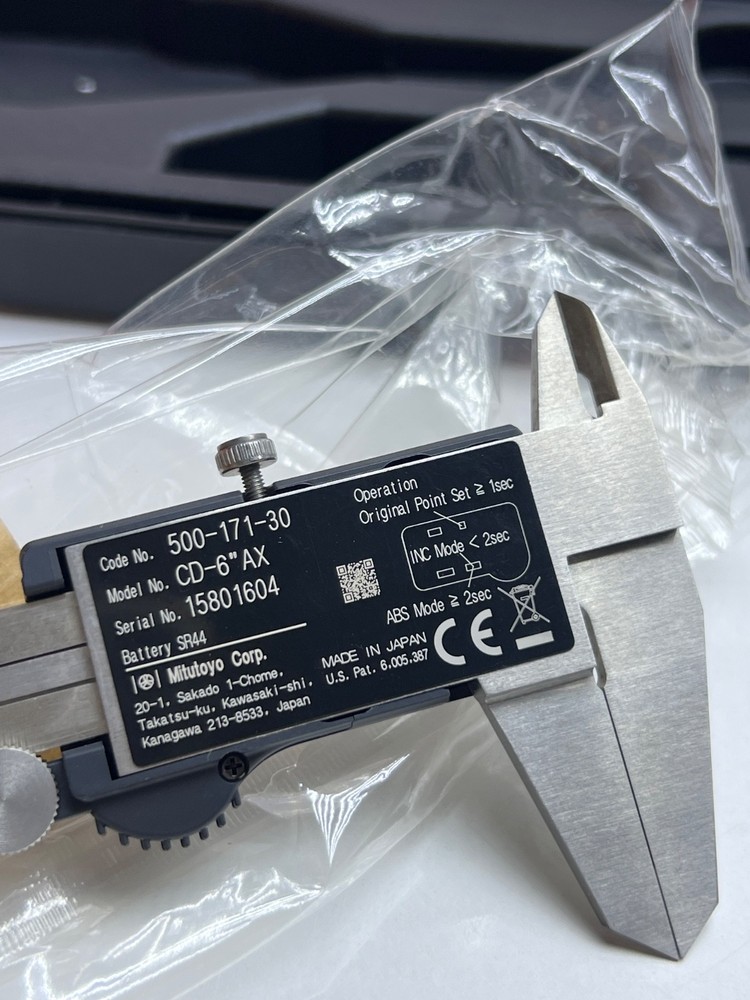 Mitutoyo 500-171-30 CD-6 AX Digimatic Caliper