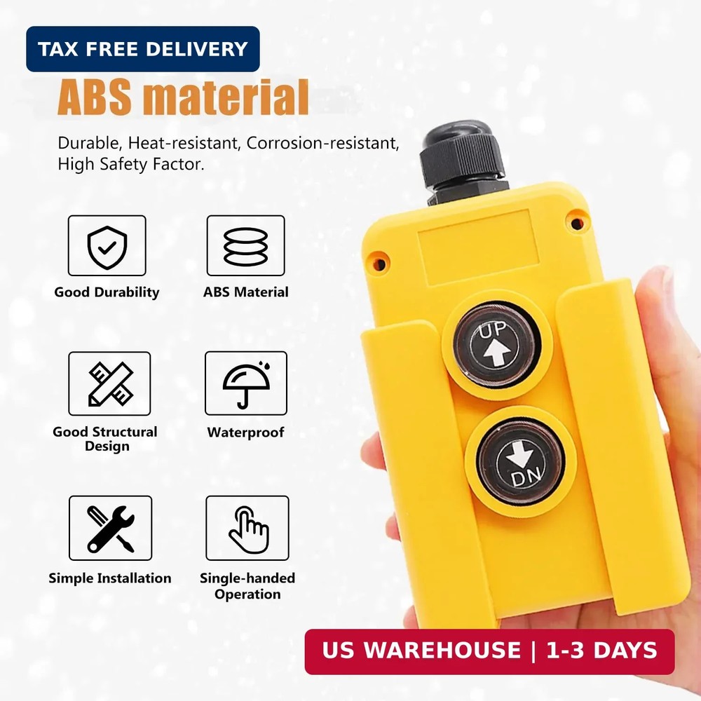 mankk 4 Wire Dump Trailer Remote Control Switch 12V DC Up Down Control Switch Do