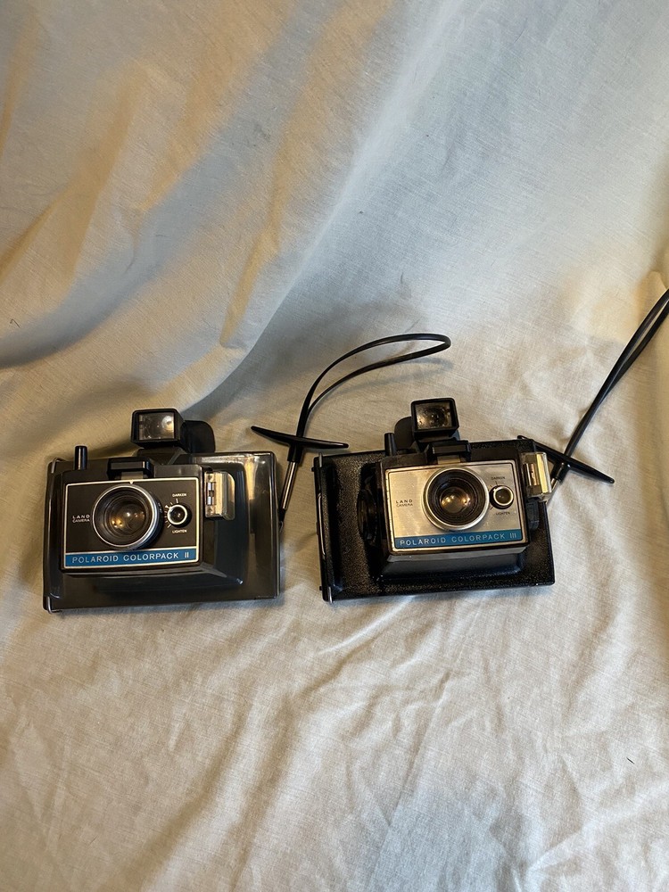Vintage Polaroid Colorpack II & Colorpack III ~ Untested