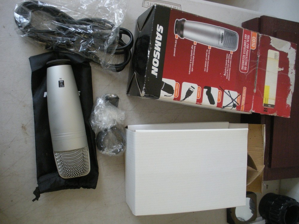 SAMSON SAC01UCW USB CONDENSER MIC MICROPHONE C01U CO1U