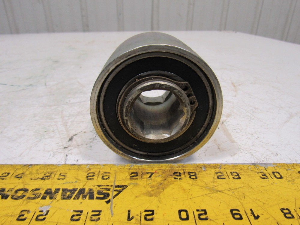 3" Crowned Face 2-5/16" W 1" Hex Bore Conveyor End Roller