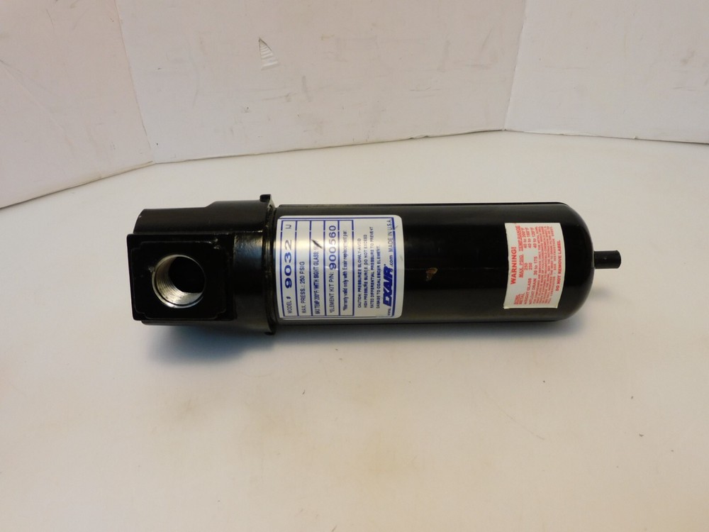 EXAIR 9032 AUTOMATIC DRAIN FILTER SEPARATOR 250PSIG 1/2" NPT