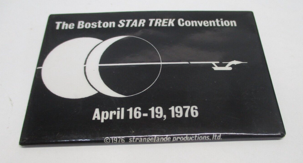 STAR TREK - 1976 BOSTON Convention 3" Button