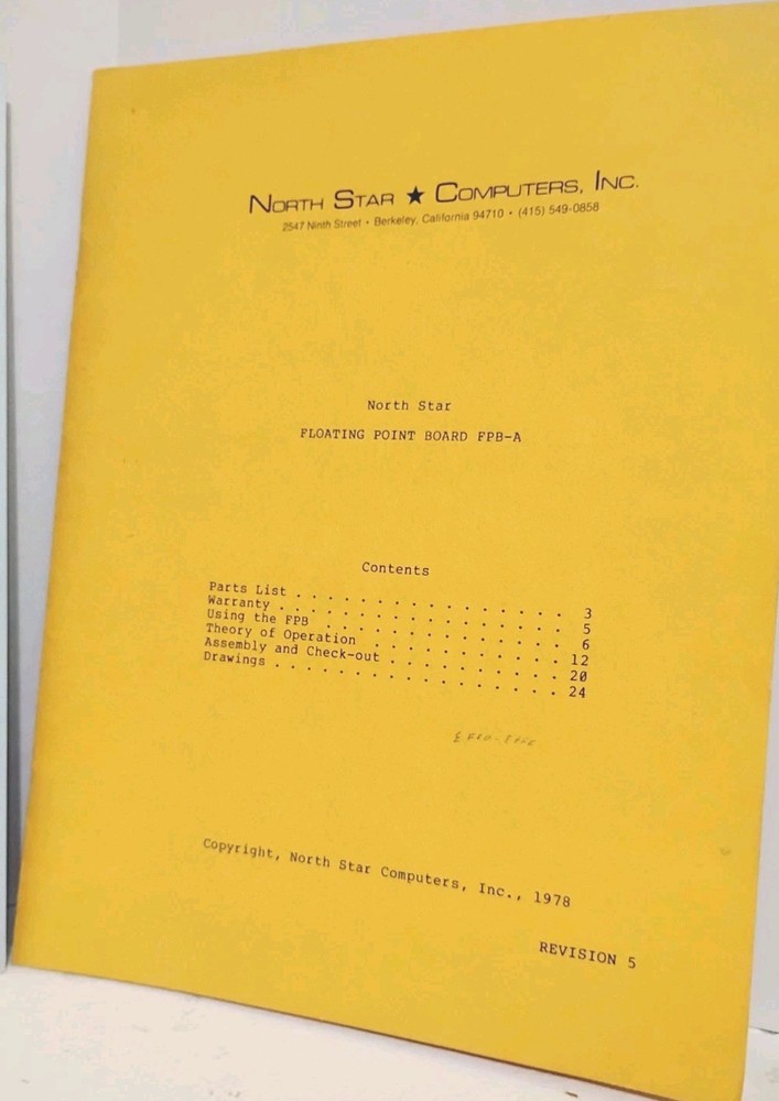 North Star Manuals & Software Lot – RAM/CPU/FPB/MDS, Advantage, BASIC,...