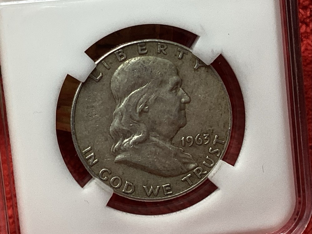1963 D FRANKLIN HALF 💰in GENERIC SLAB 👀