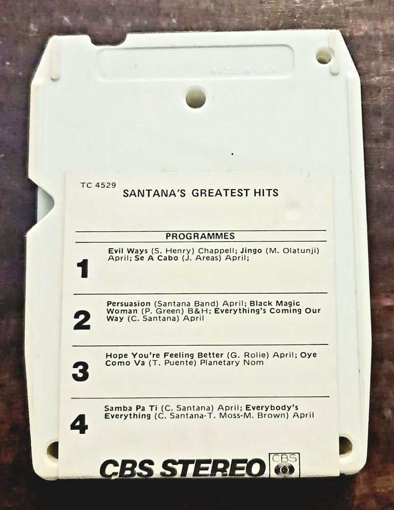 Santanas , Greatest Hits , 1972 8-track