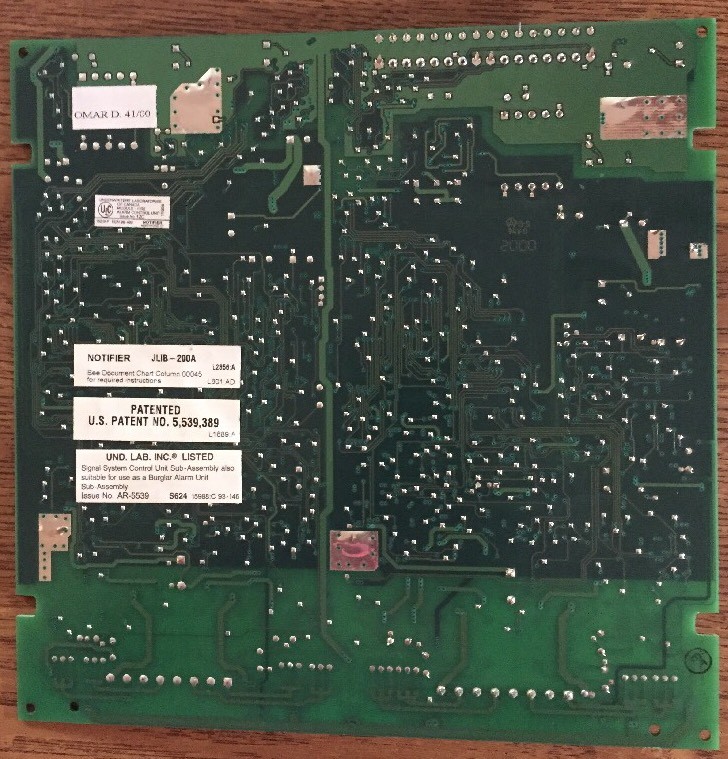 NOTIFIER JOHNSON CONTROLS LIB-200A FIRE ALARM LOOP INTERFACE BOARD JLIB-200A