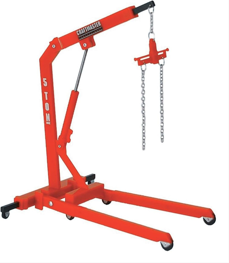 - 1:24 Scale Engine Hoist Model, CRAFTMASTER 5-Ton Capacity, Extendable Boom wit