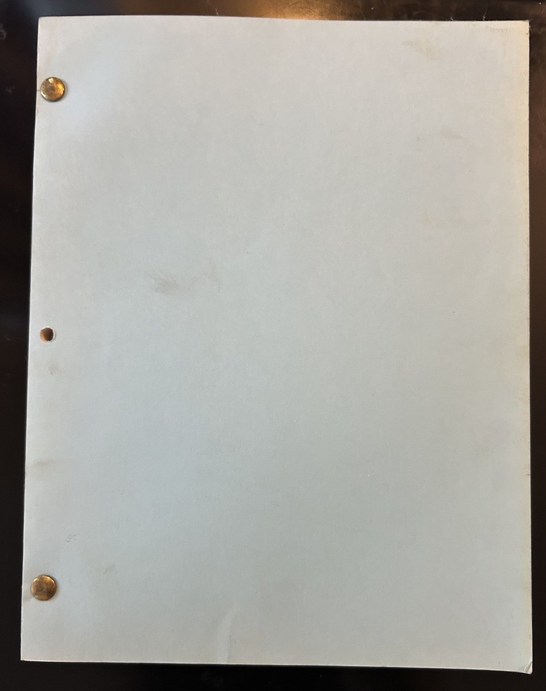 "Mermaids" (Cher) Screenplay Script with Final Edits, Crew Notes