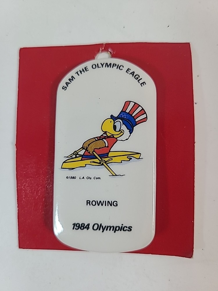 1984 Olympics Sam the Eagle Rowing Pin