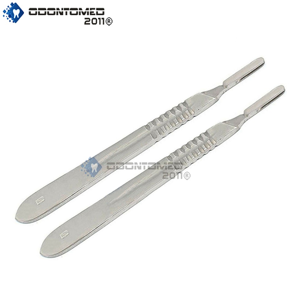 2 Scalpel Handle #4 Surgical Dental Instruments