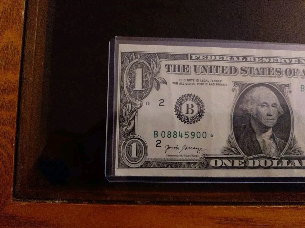 2017 $1 Dollar Bill FRN MISALIGNED/MISCUT STAR NOTE! RARE!