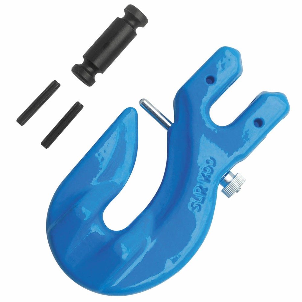 3/8" Grade 100 Clevis Grab Hook w/ Locking Pin