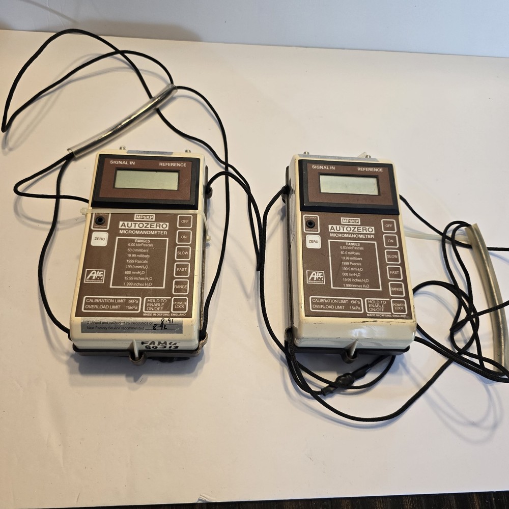 NEOTRONICS MICROMANOMETER X2 UNTESTED