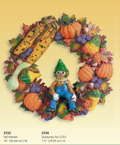 Fall Wreath ceramic bisque to paint