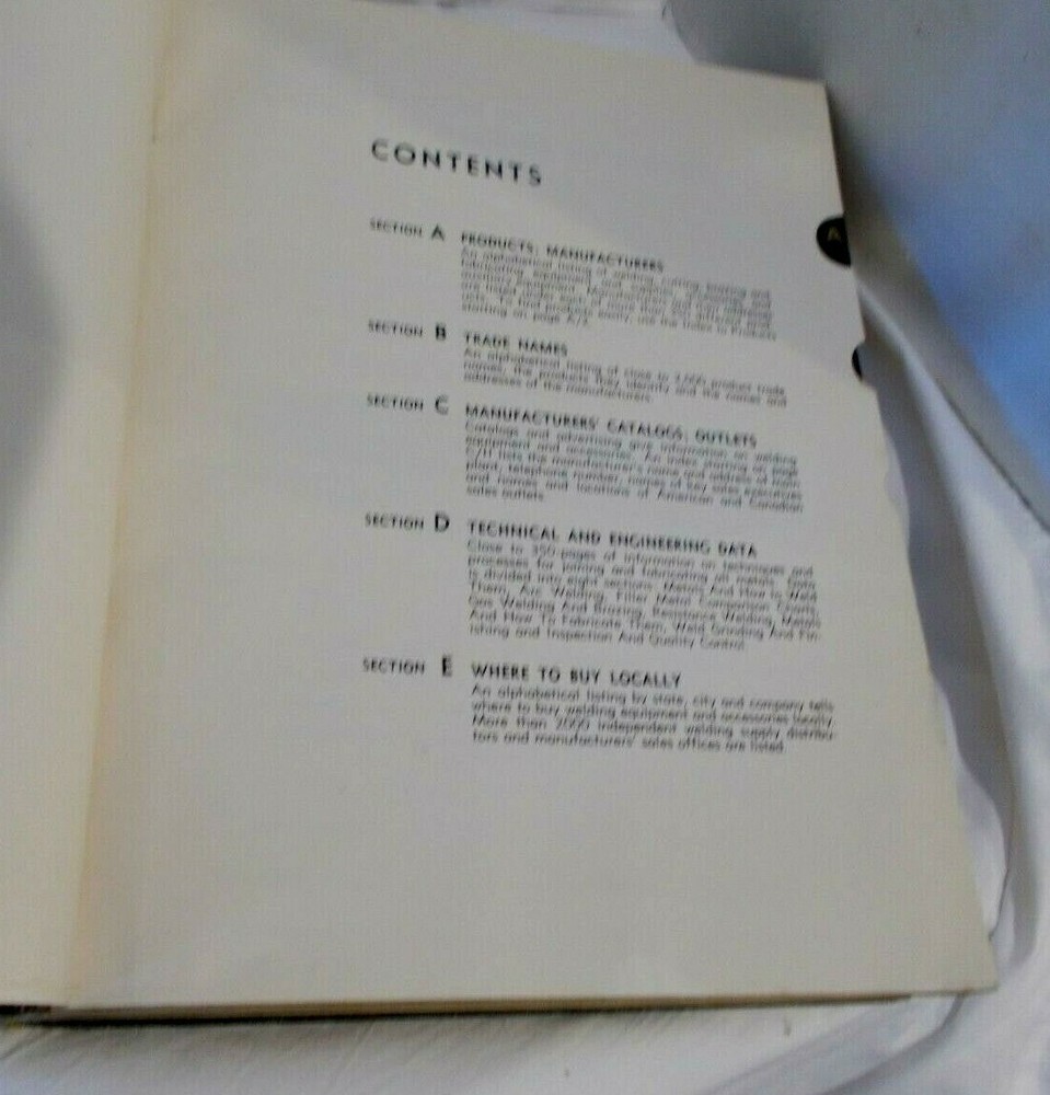 1960-61 Welding Design & Fabrication Data Book W/5 Separate Sections